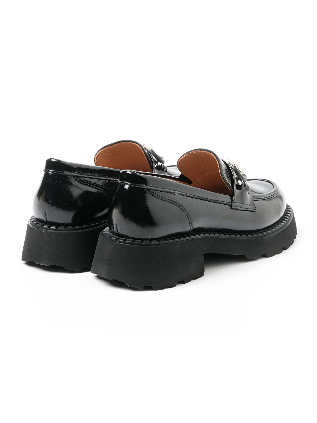 Siyah Kadın Oxford ( Klasik) MAR-23K-200-20782 SİYAH RUGAN -53-3