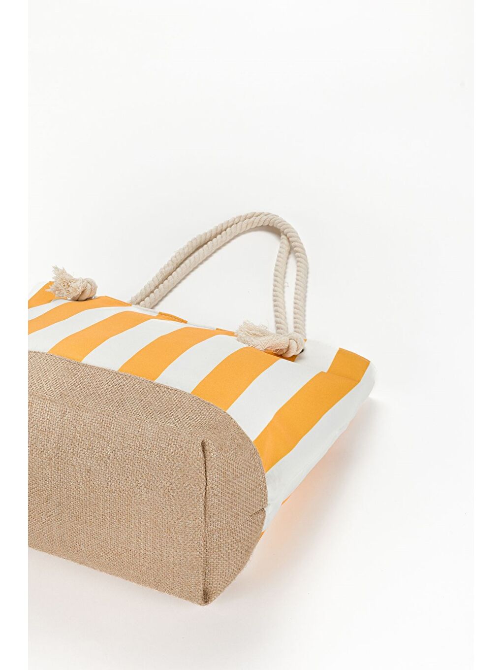 Sarı Kadın Plaj Çantası-3