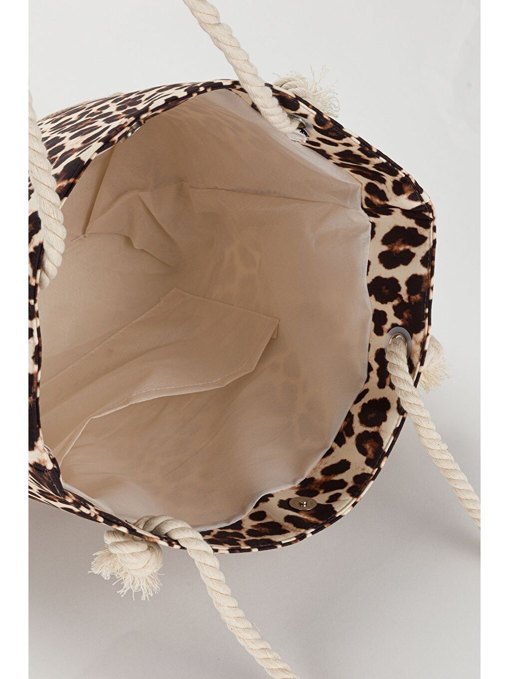 Kahverengi Kadın Plaj Çantası-4