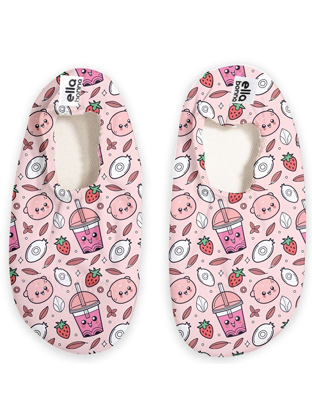 Pembe Kaydırmaz Taban, Unisex Bebek, Çocuk Deniz Ayakkabısı, Havuz Patiği, Dinozor