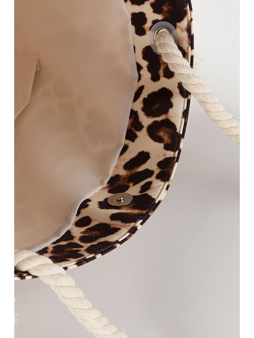 Kahverengi Kadın Plaj Çantası-5