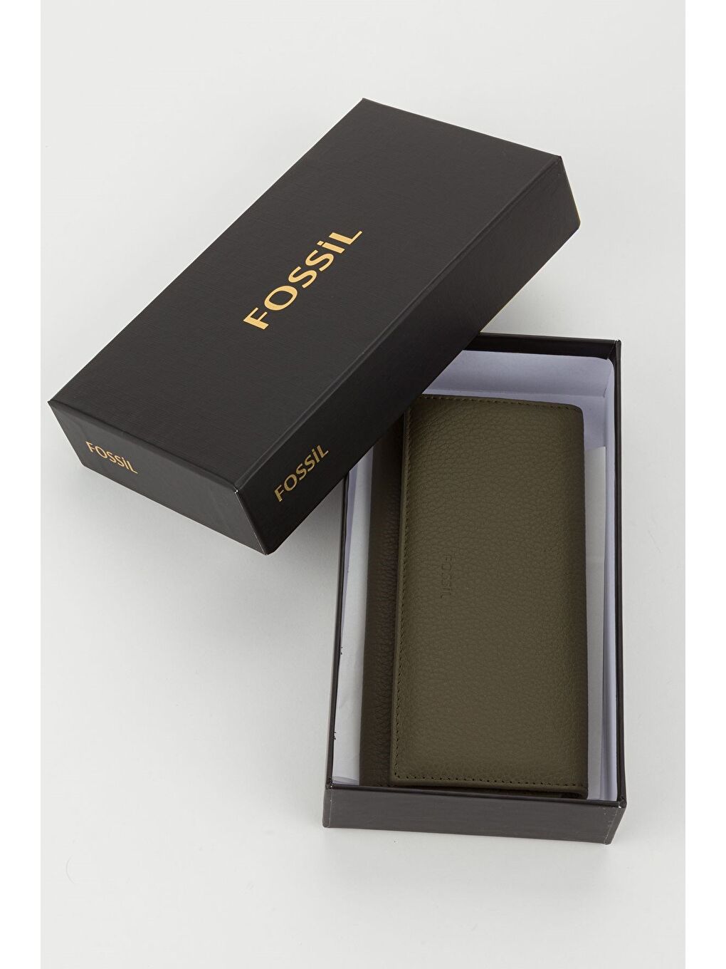 Yeşil Kutulu Hakiki Deri Buz Mavi Büyük Boy Kadın El Portföyü Kartlık Cüzdan-7