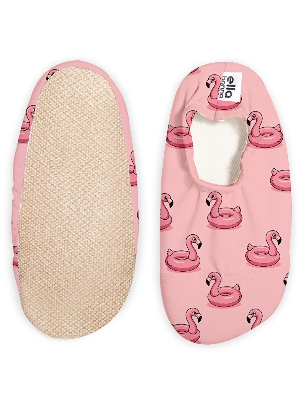 Pembe Kaydırmaz Taban, Unisex Bebek, Çocuk Deniz Ayakkabısı, Havuz Patiği, Dinozor-1