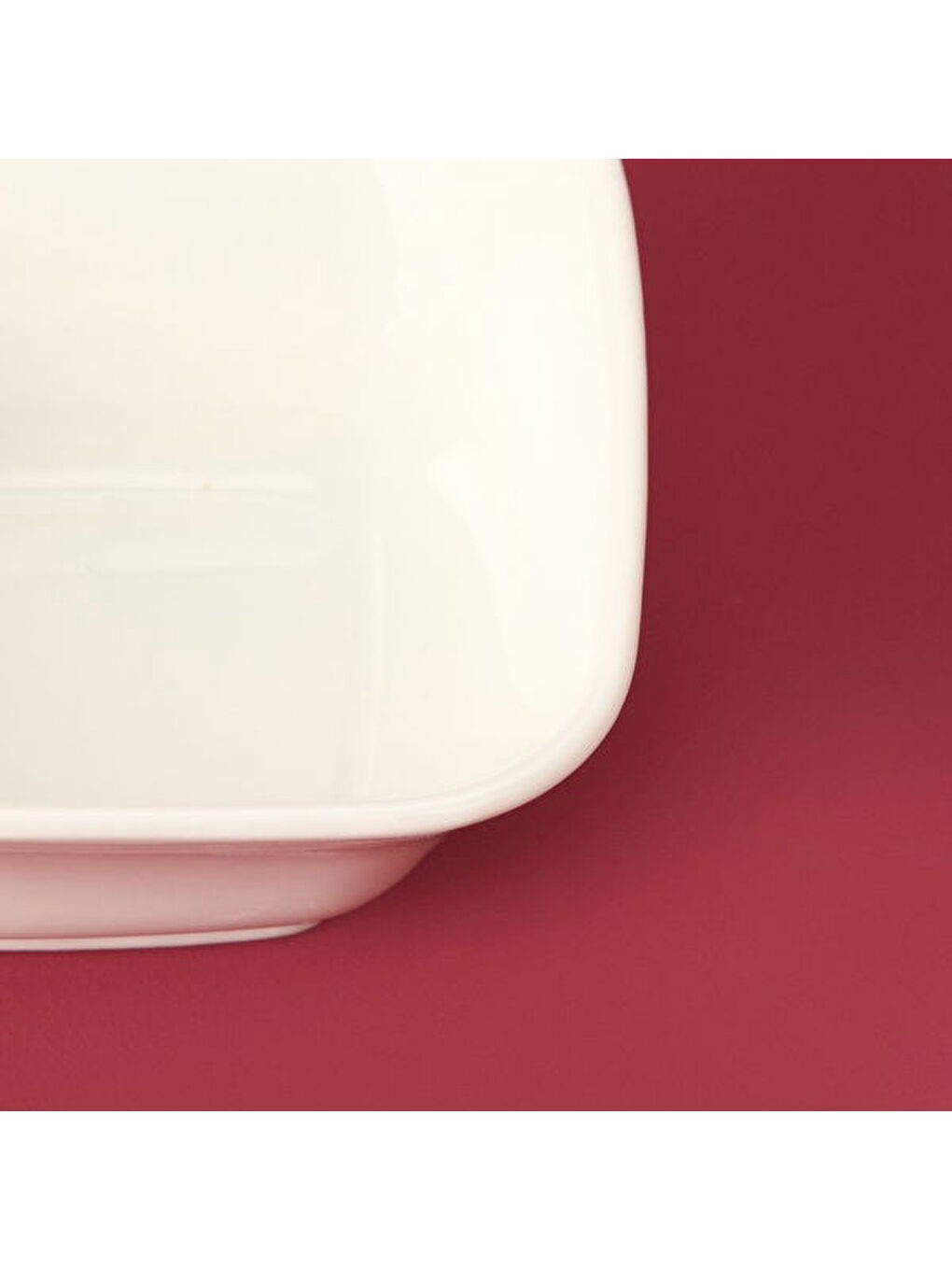 Oval Kare Sosluk - Beyaz - 7 cm-3