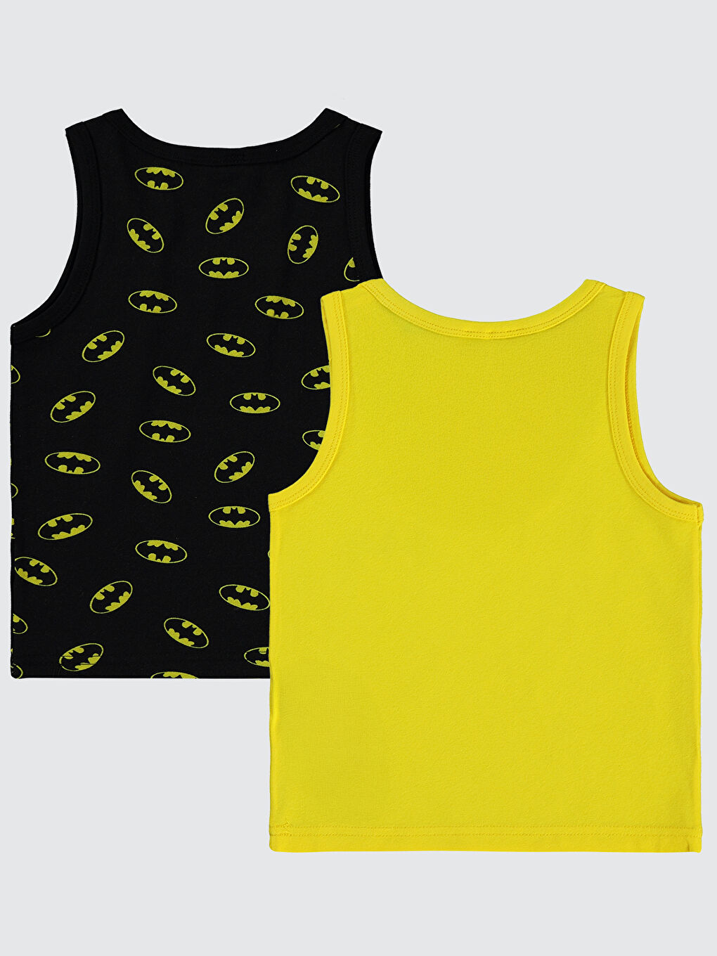 Batman Erkek Çocuk 2'li Atlet Set 2-10 Yaş Sarı-1