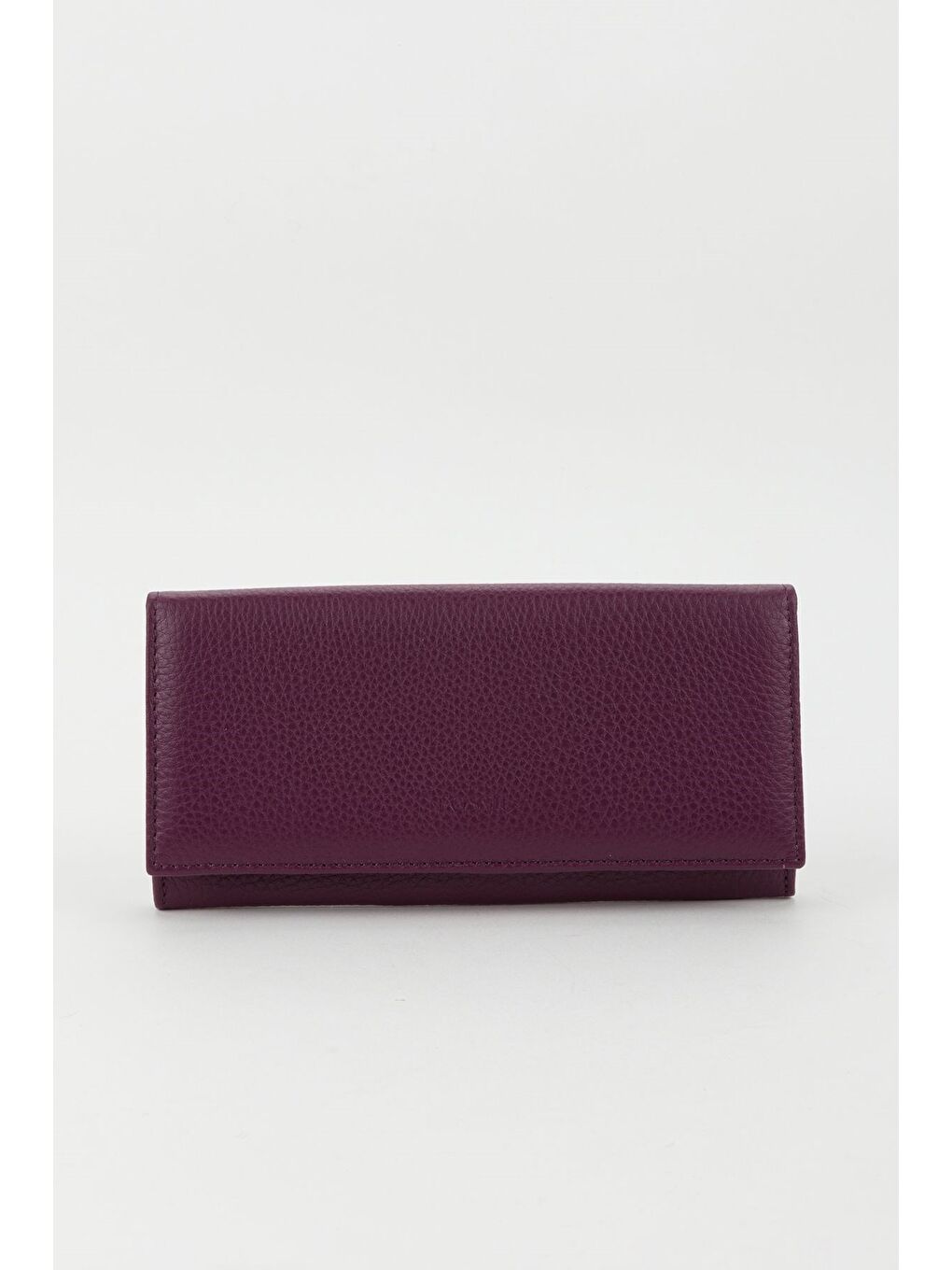 Mürdüm Kutulu Hakiki Deri Buz Mavi Büyük Boy Kadın El Portföyü Kartlık Cüzdan-4