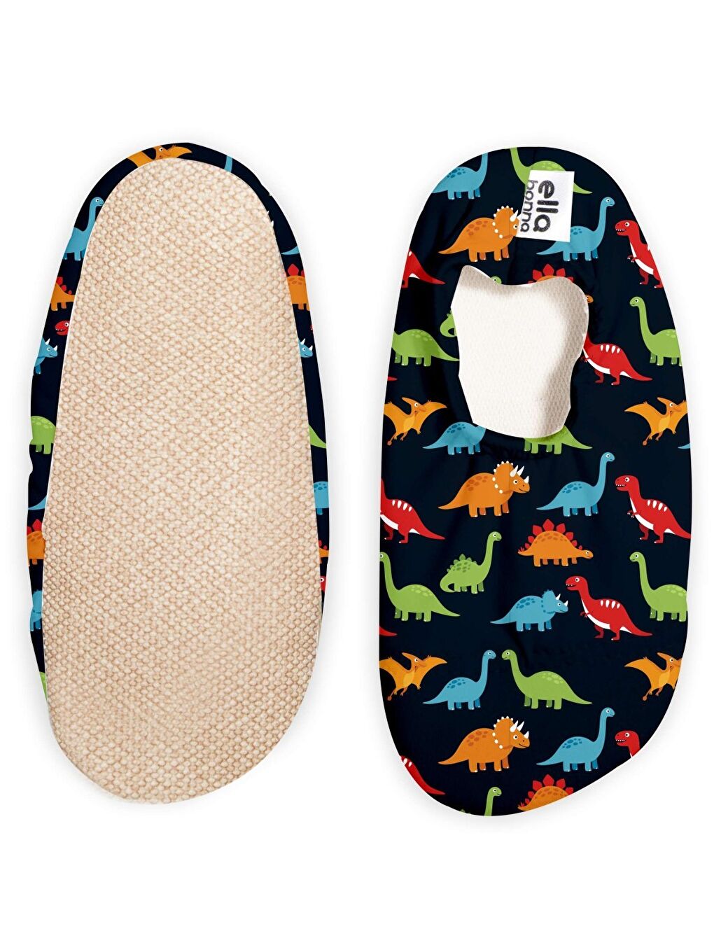 Beyaz Kaydırmaz Taban, Unisex Bebek, Çocuk Deniz Ayakkabısı, Havuz Patiği, Dinozor-2