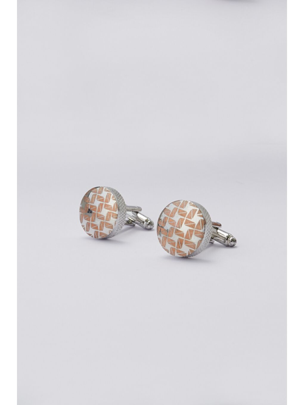 Erkek Gri Siyah Kol Düğmesi