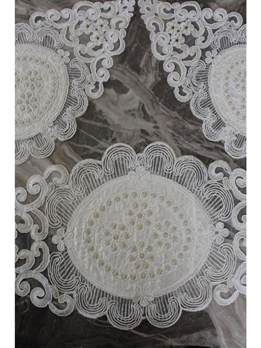 Sarı Candy Kadife Yatak Odası Takımı Gold-9