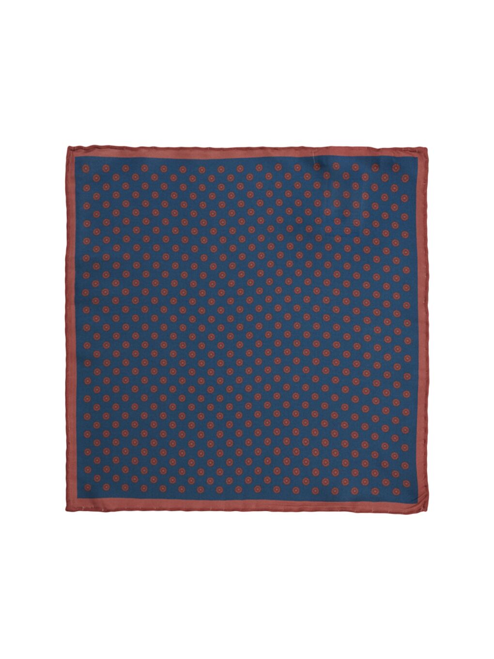 Erkek Lacivert-Bordo Desenli Lacivert- Bordo Klasik Mendil