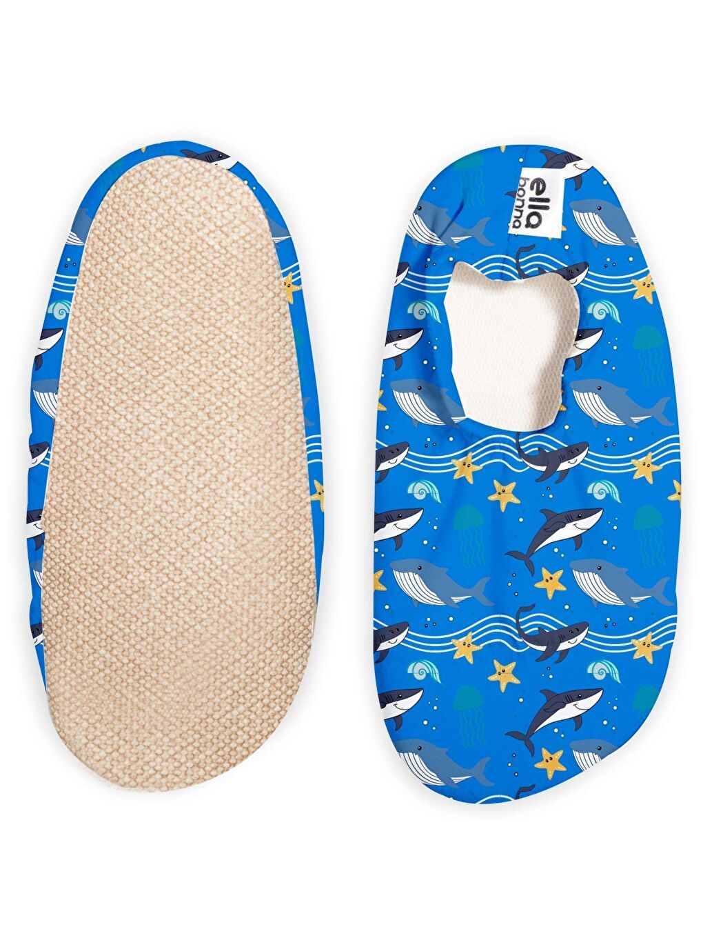 Mavi Kaydırmaz Taban, Unisex Bebek, Çocuk Deniz Ayakkabısı, Havuz Patiği, Dinozor-1