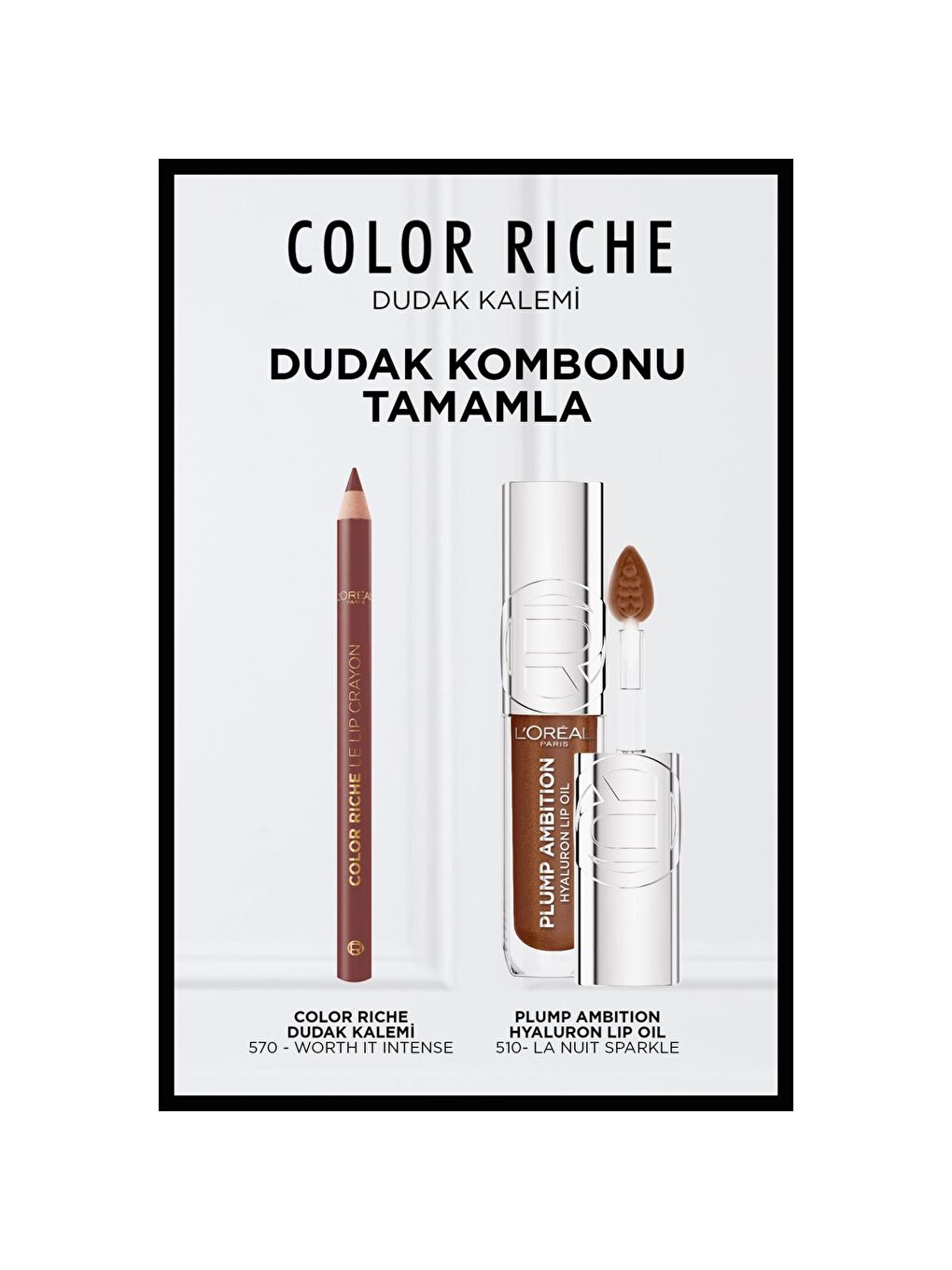 L'Oréal Paris Color Riche Dudak Kalemi - 570 Worth It Intense-2