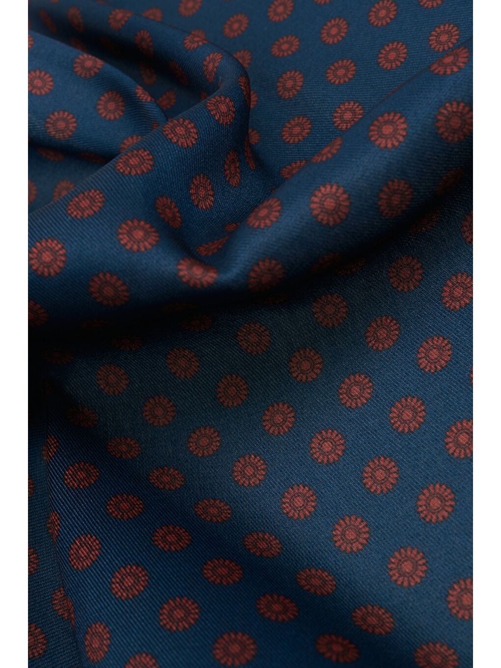 Erkek Lacivert-Bordo Desenli Lacivert- Bordo Klasik Mendil-2