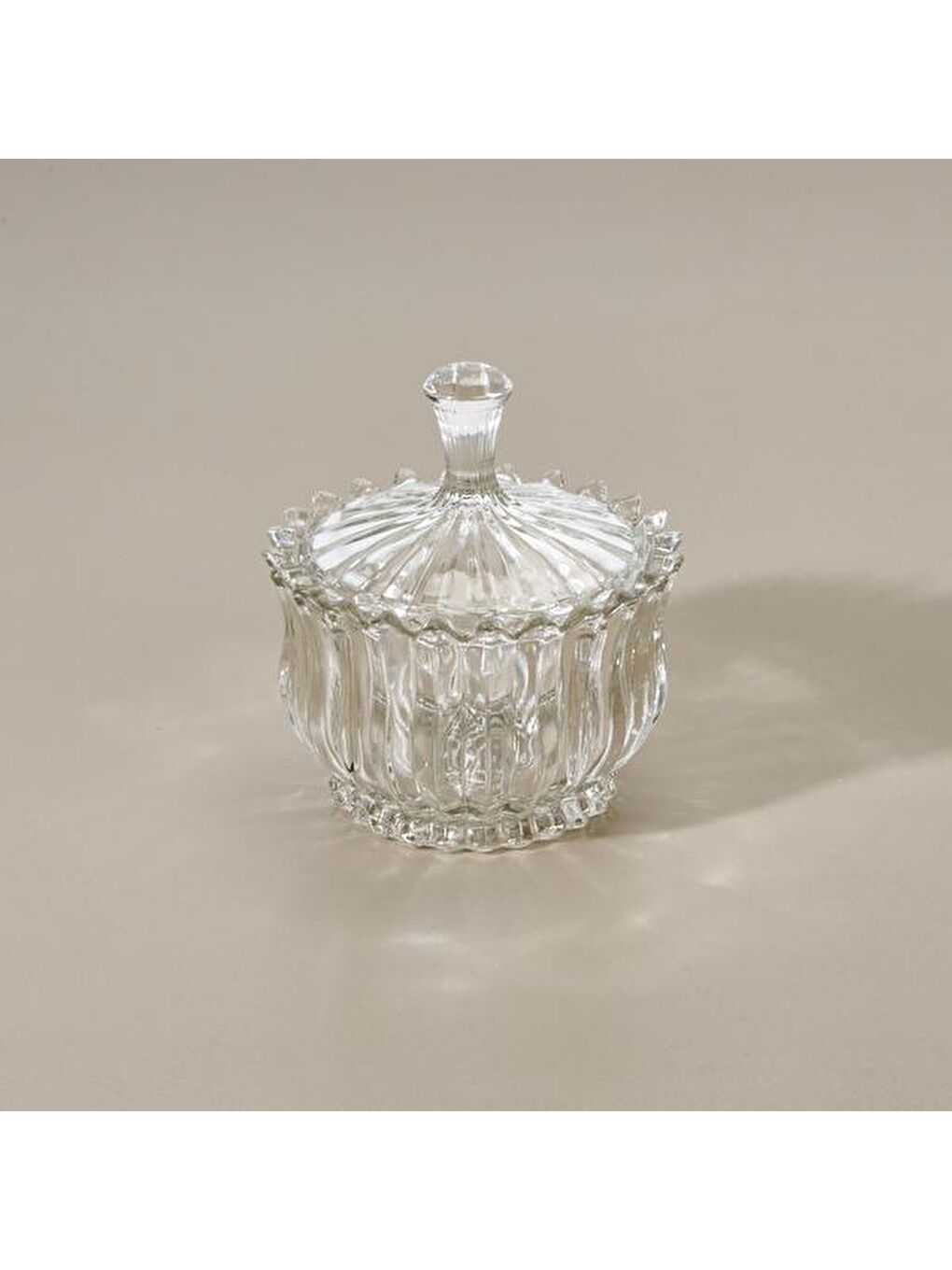 Renksiz Brasilia Cam Kurabiyelik - Şeffaf - 17 cm