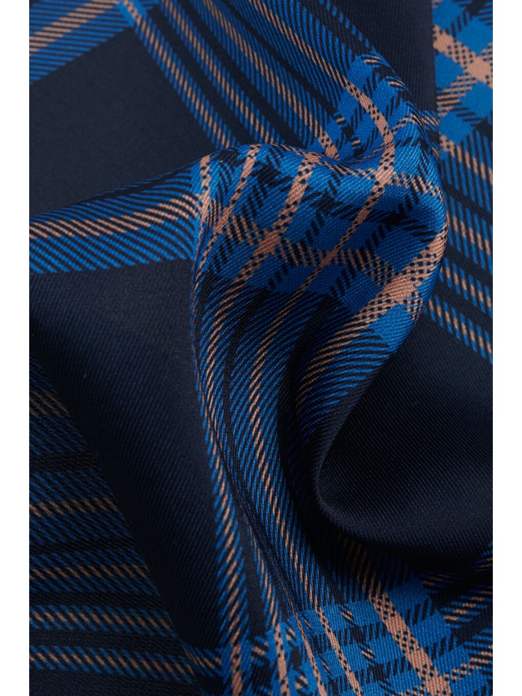 Erkek Lacivert-Mavi Desenli Lacivert-Mavi Klasik Mendil-2