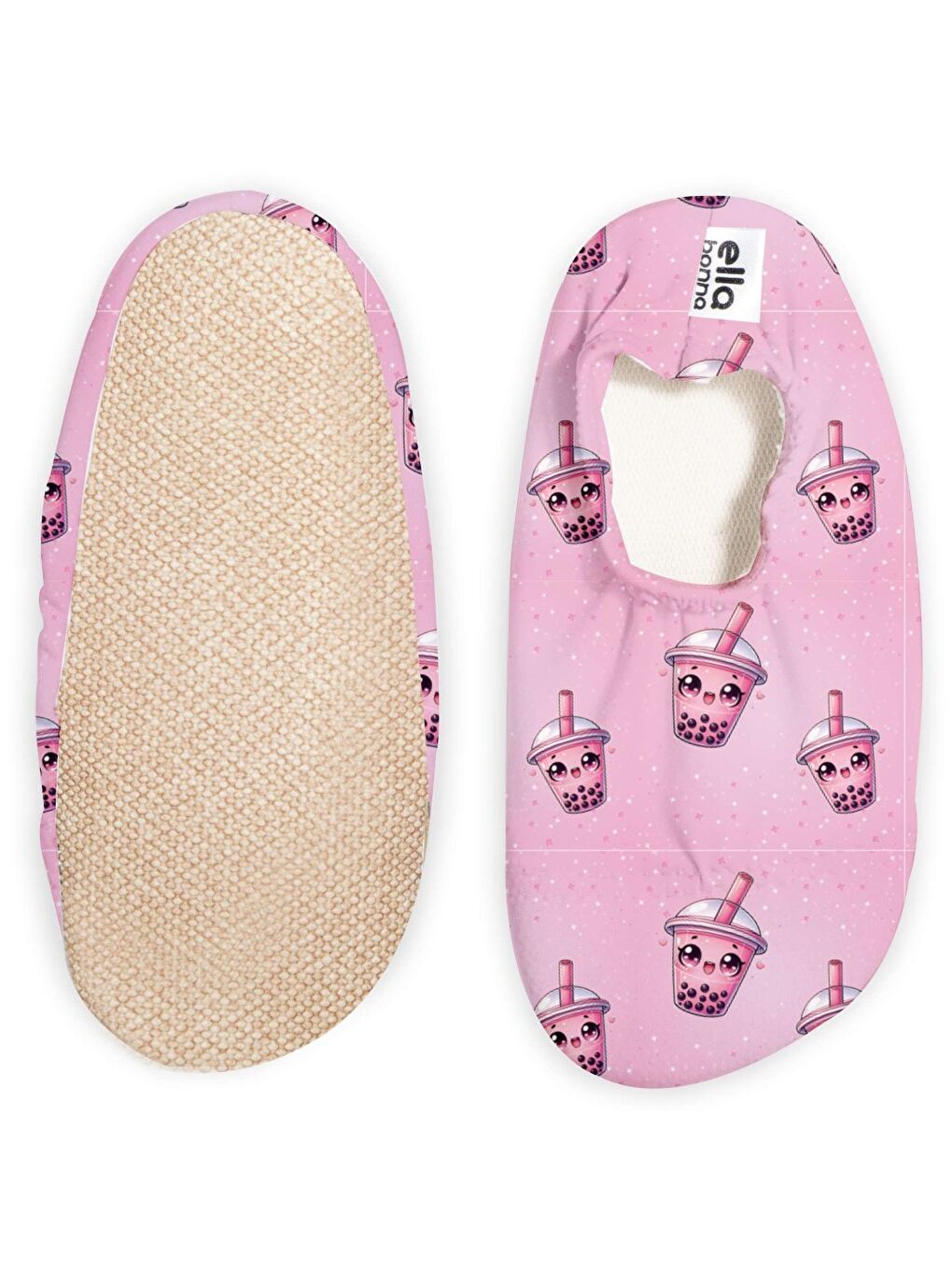 Pembe Kaydırmaz Taban, Unisex Bebek, Çocuk Deniz Ayakkabısı, Havuz Patiği, Dinozor-1