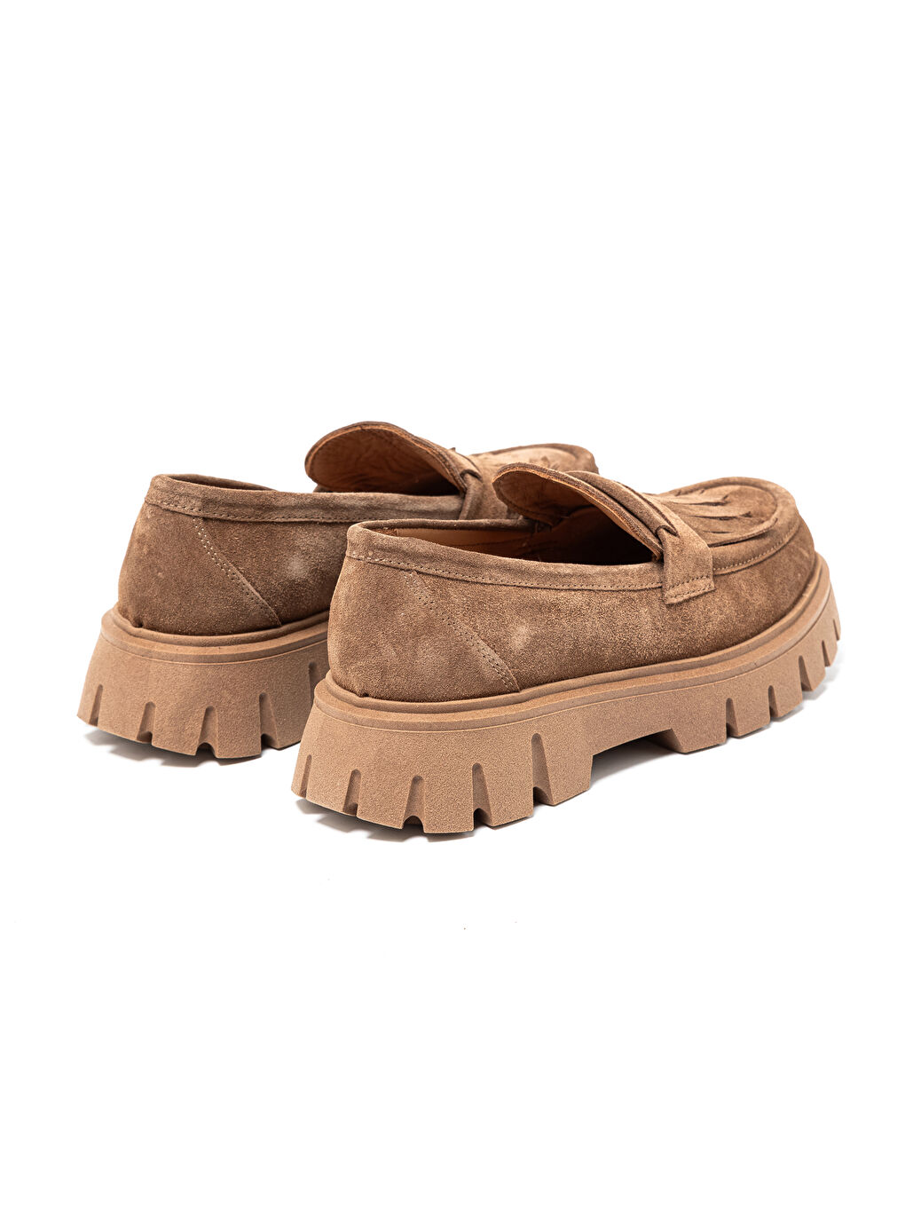 Kahverengi Kadın Oxford ( Klasik) RC-25K-001-210 Taba Süet-3