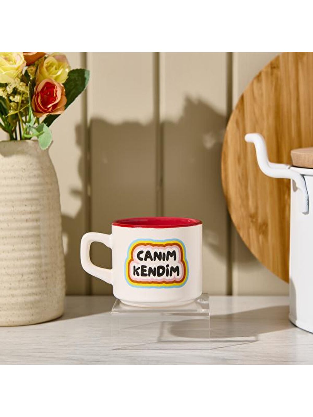 Karışık Canım Kendim Sloganlı Venüs Kupa - Renkli - 195 ml