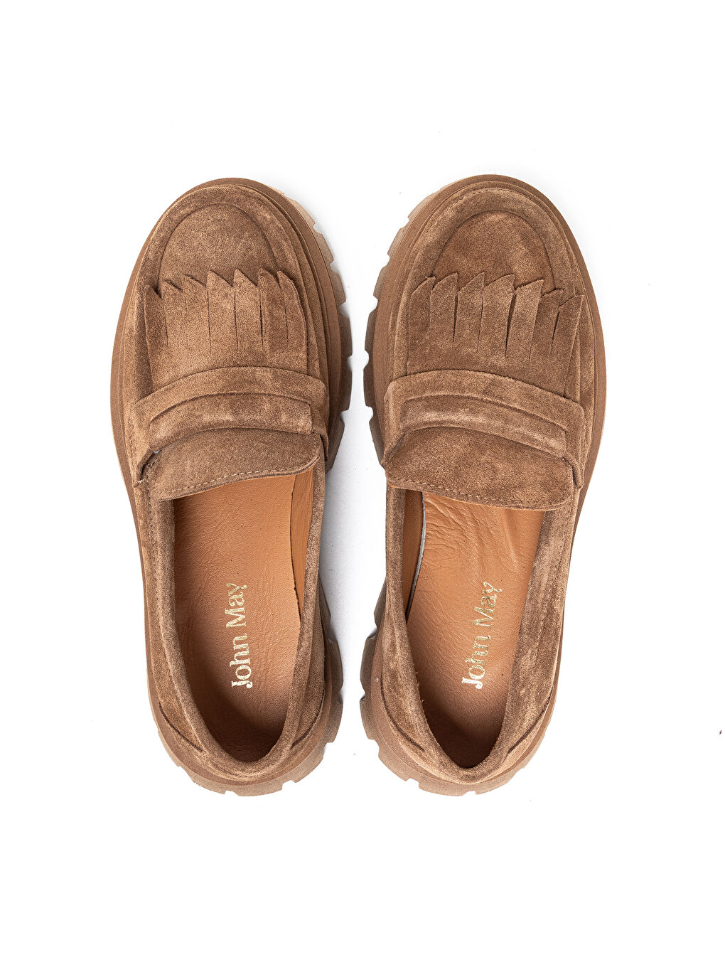 Kahverengi Kadın Oxford ( Klasik) RC-25K-001-210 Taba Süet-6