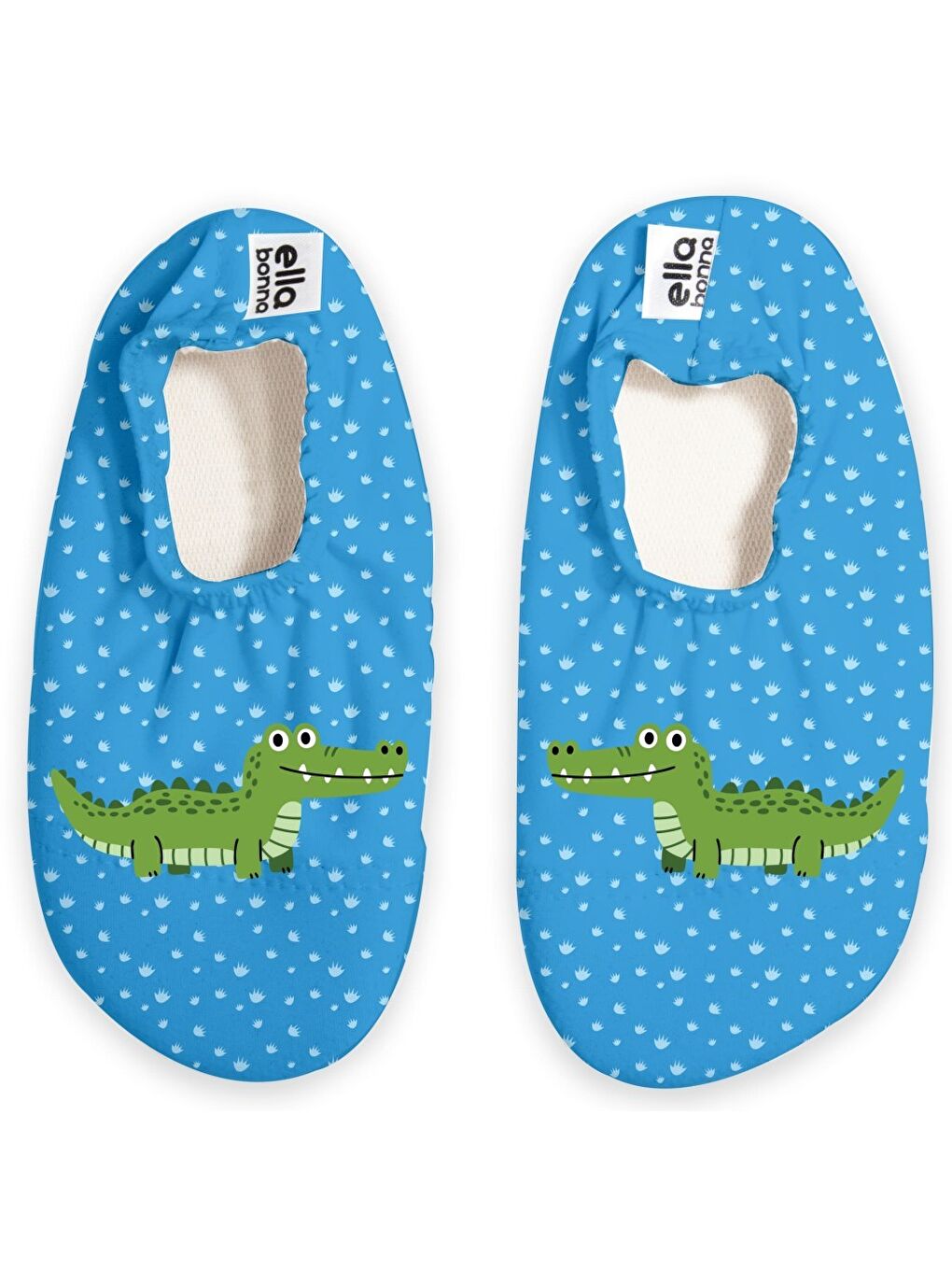 Mavi Kaydırmaz Taban, Unisex Bebek, Çocuk Deniz Ayakkabısı, Havuz Patiği, Dinozor-1