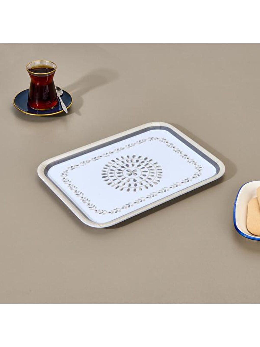 Karışık Kitchen Butas Tepsi - Renkli - 27x21 cm