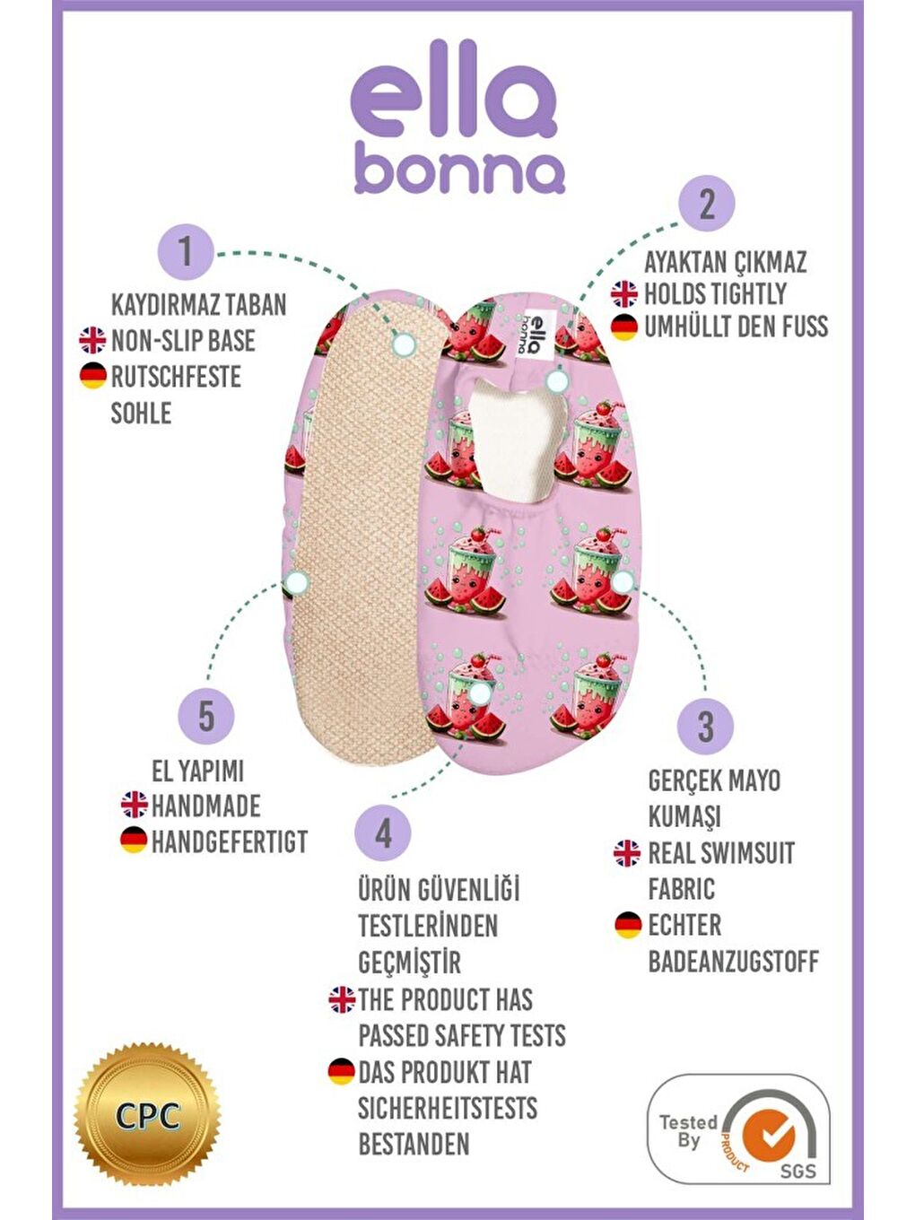 Yeşil Kaydırmaz Taban, Unisex Bebek, Çocuk Deniz Ayakkabısı, Havuz Patiği, Dinozor-2