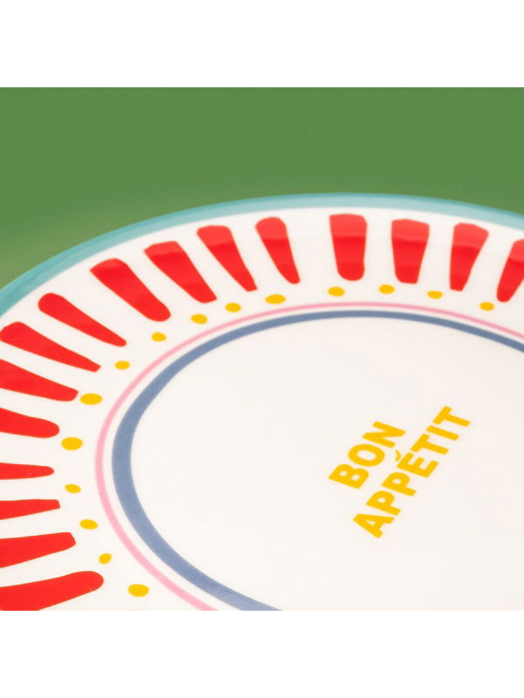 Karışık Kitchen Bon Appetit Servis Tabağı - Renkli - 25 cm-1