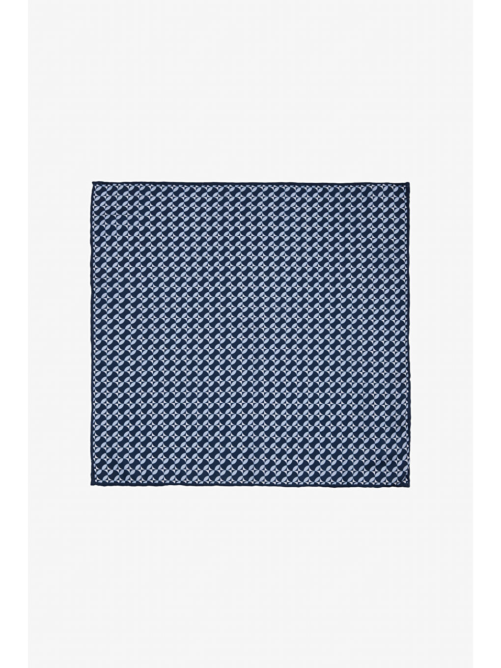 Erkek Lacivert-Mavi Desenli Mendil