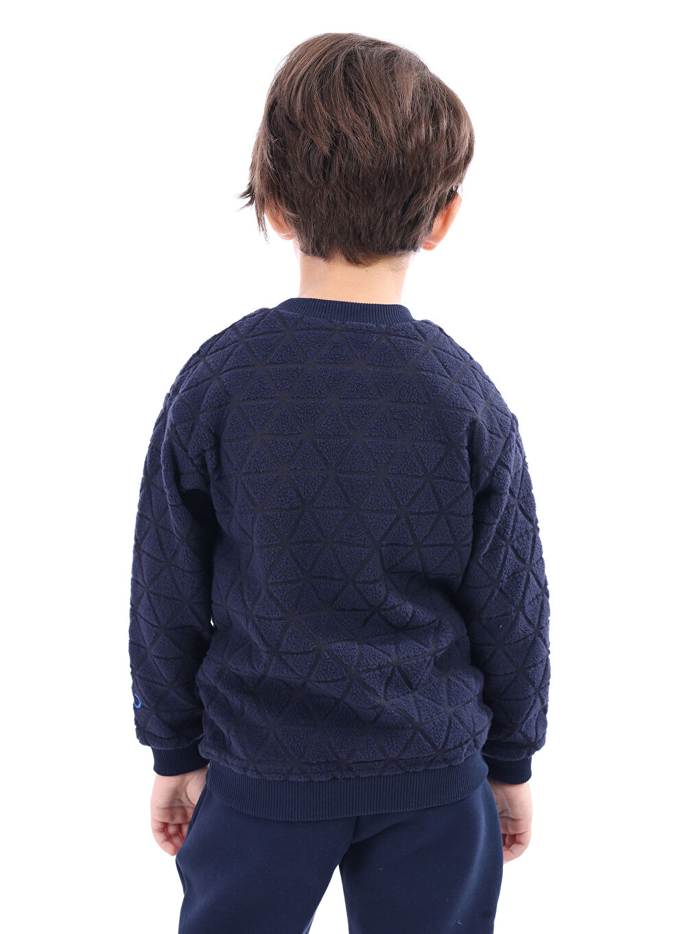 Toontoykids Lacivert Unisex Çocuk Nakışlı Sweatshirt - 1