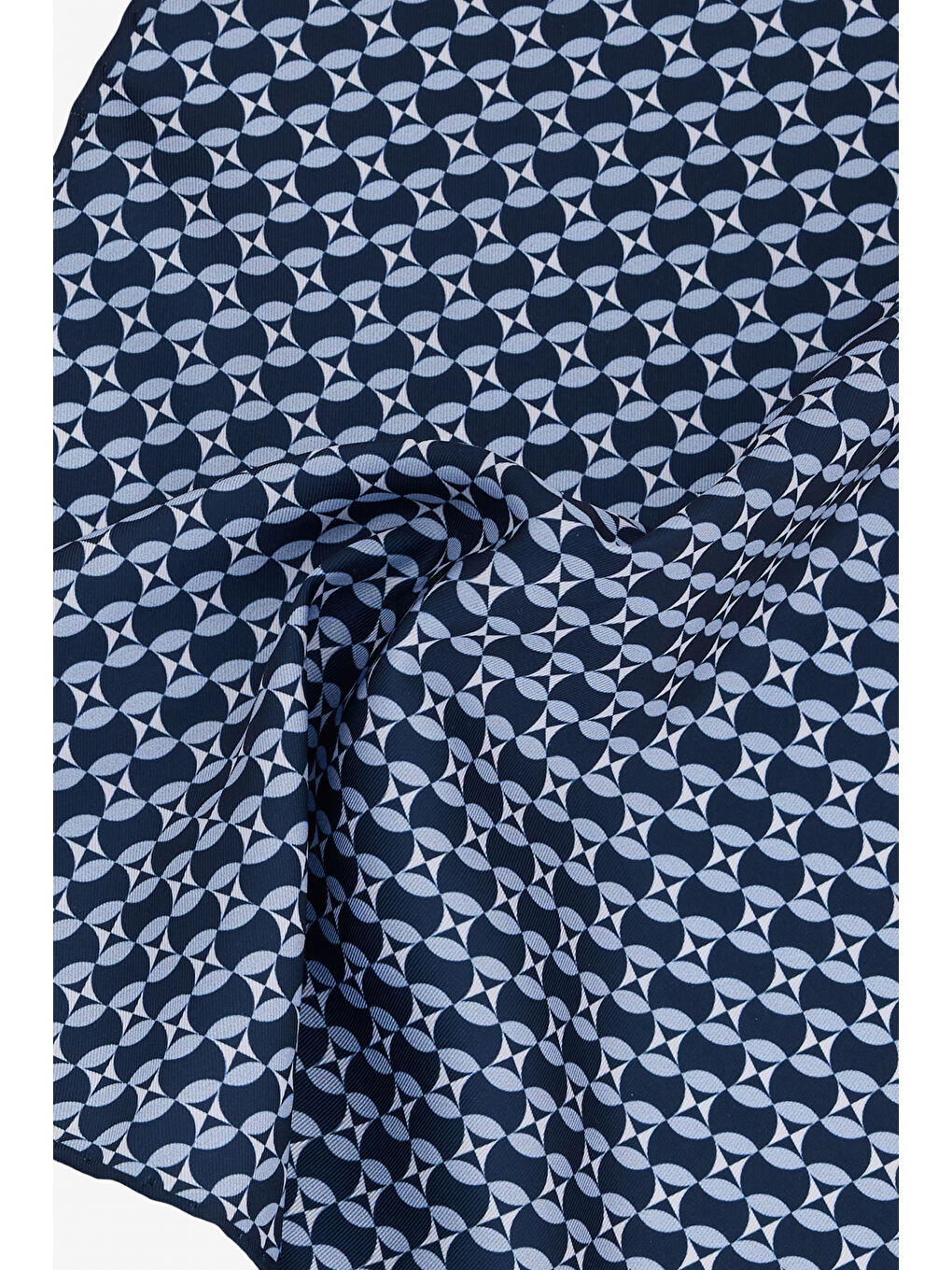 Erkek Lacivert-Mavi Desenli Mendil-2