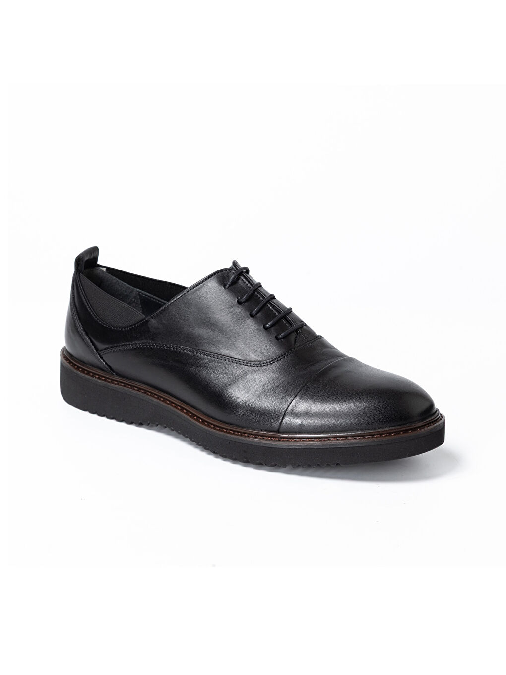 Siyah Erkek Oxford ( Klasik) KA-26Y-C4627 CASUAL Shoe Black Bambi-1