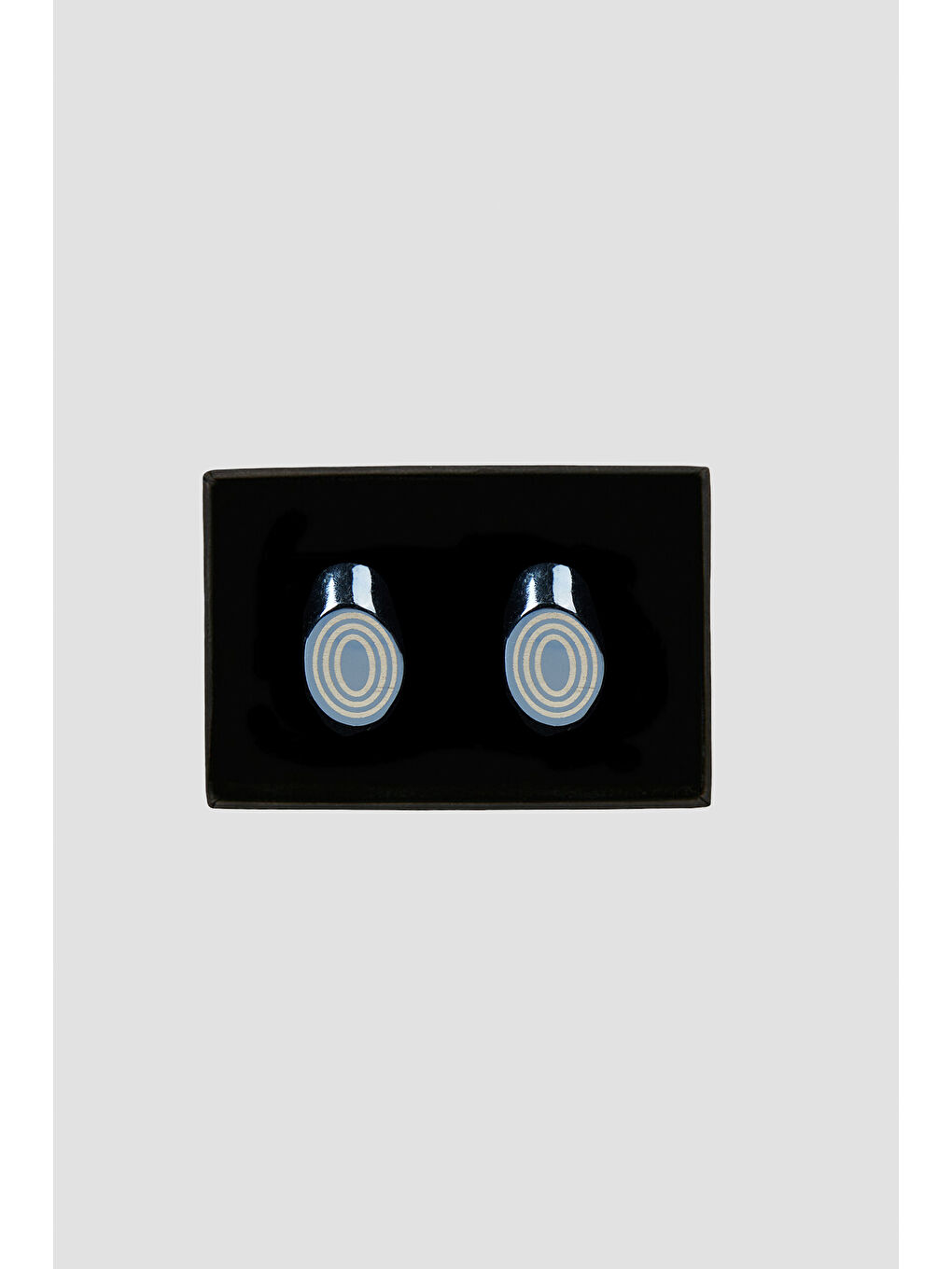 Erkek Lacivert Metal Kol Düğmesi