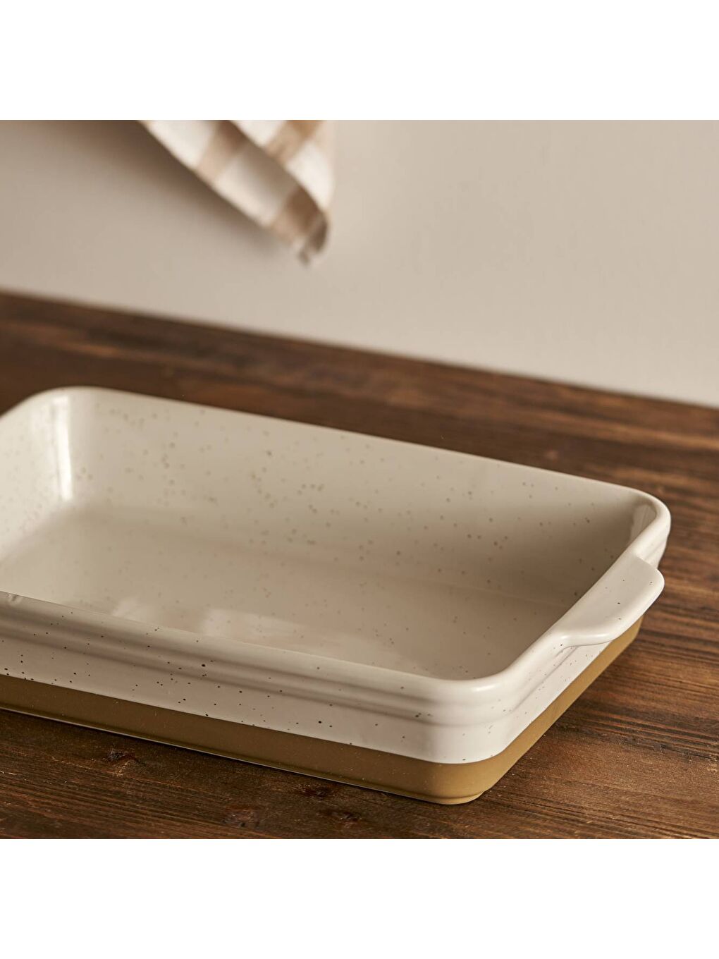 Margot Seramik Fırın Kabı Beyaz (38,7x24,2x7,2 cm)-4