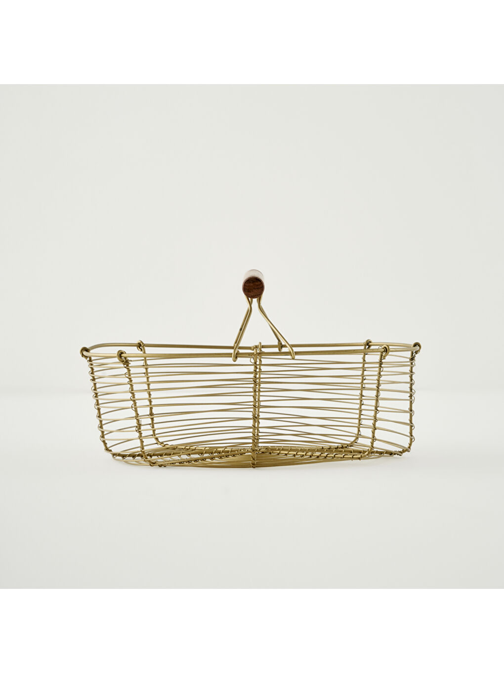 Sarı Flora Dekoratif Sepet Gold (29x20x20 cm)