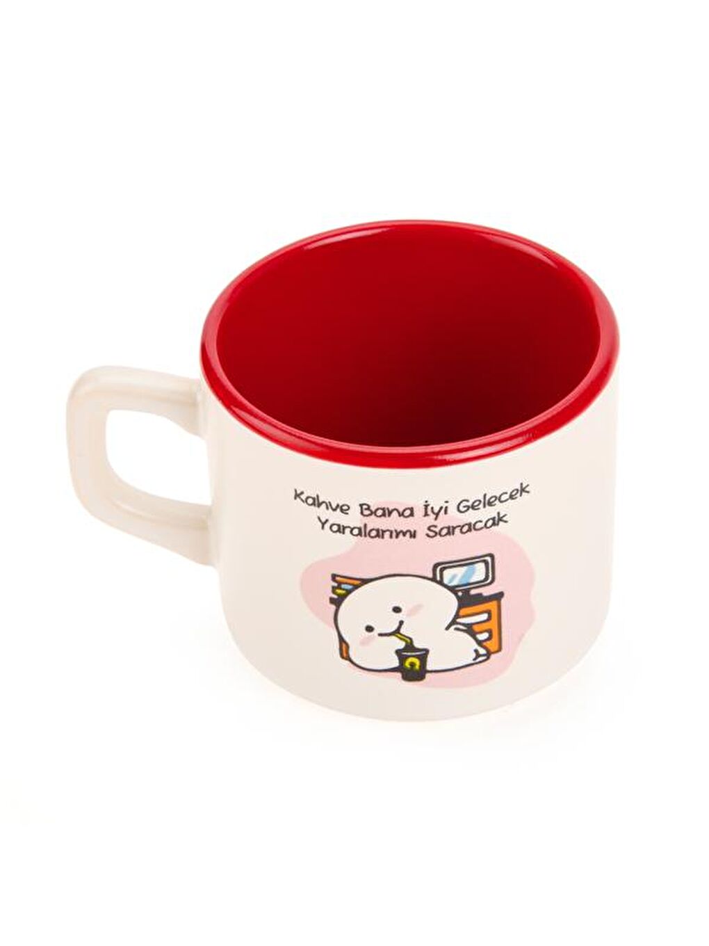 Karışık Kahve Bana İyi Gelecek Sloganlı Venüs Kupa - Renkli - 195 ml-1