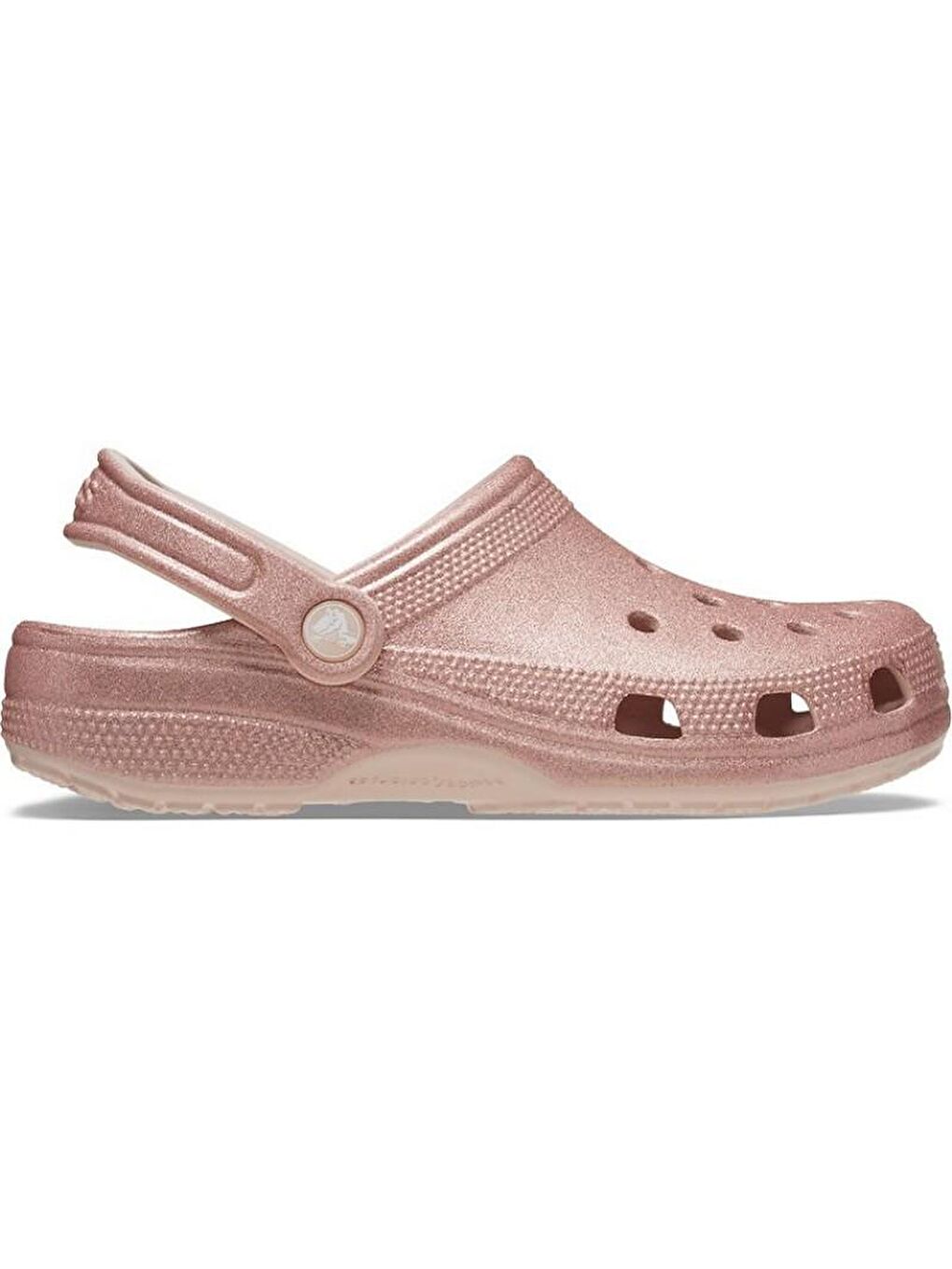 Crocs Pembe Classic Glitter Clog Unisex Pembe Terlik