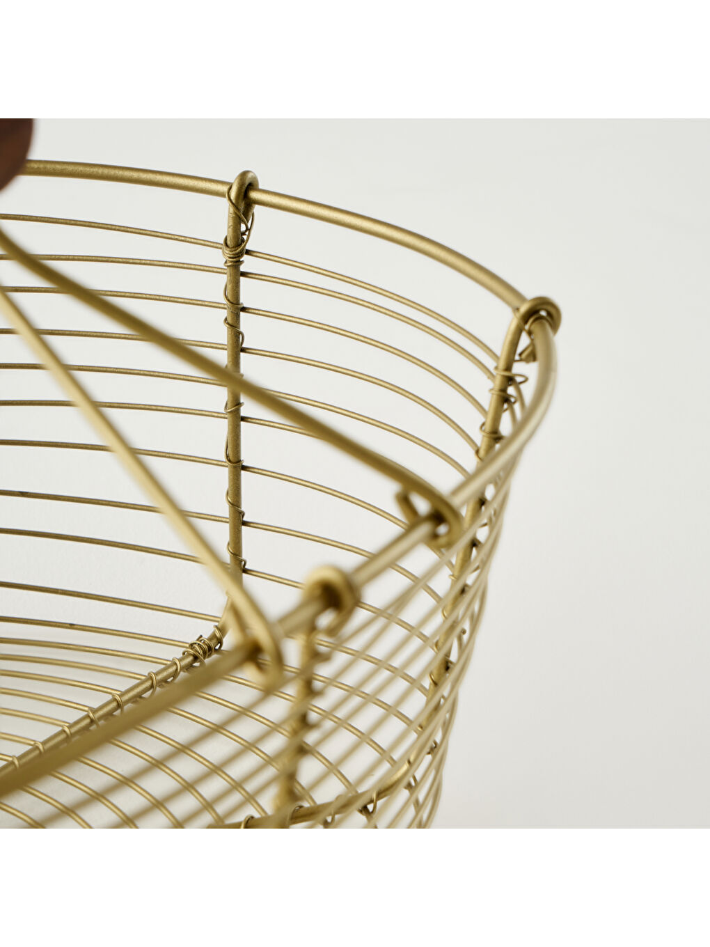 Sarı Flora Dekoratif Sepet Gold (29x20x20 cm)-2