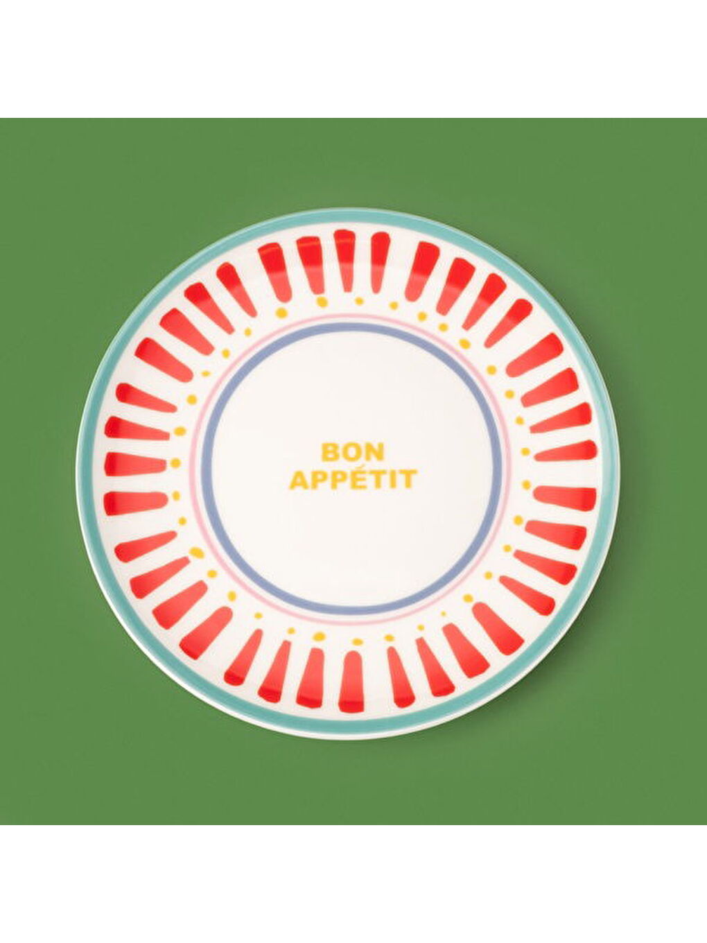 Karışık Kitchen Bon Appetit Tatlı Tabağı - Renkli - 19 cm