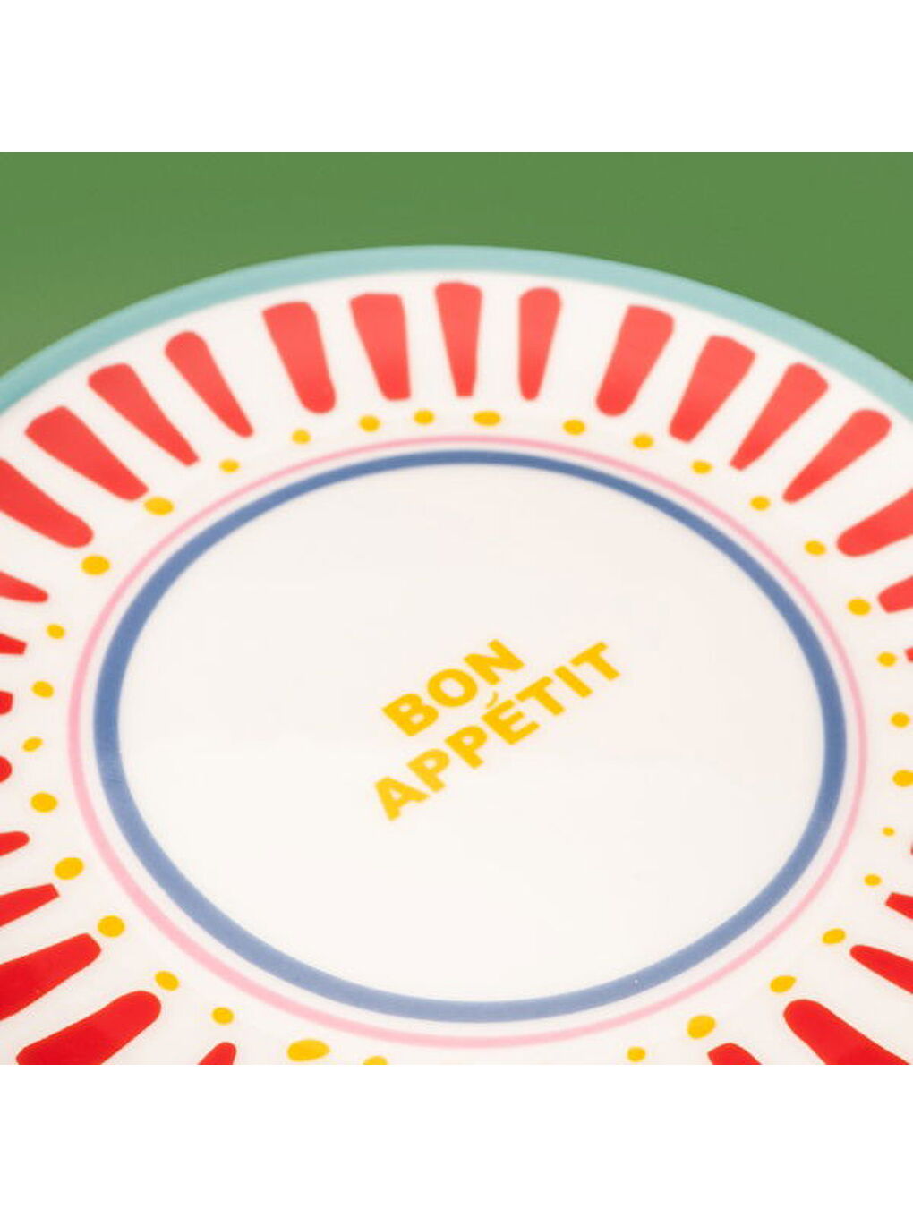 Karışık Kitchen Bon Appetit Tatlı Tabağı - Renkli - 19 cm-1