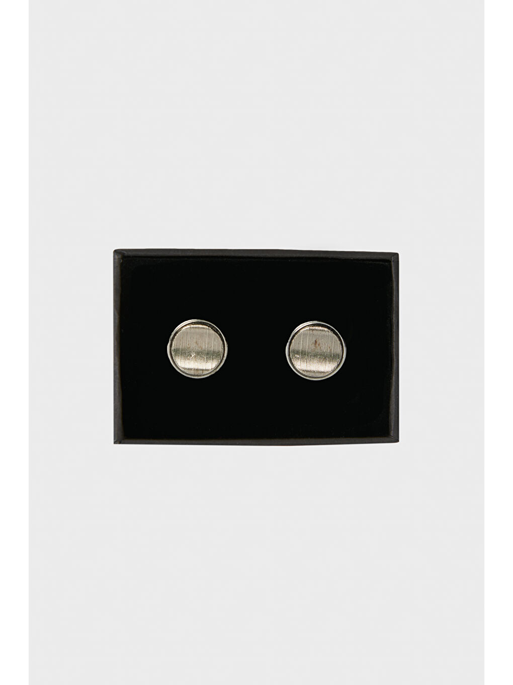 Erkek Gri Metal Kol Düğmesi