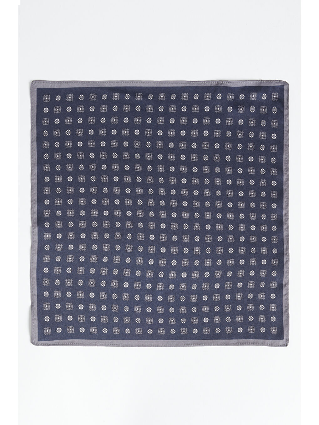 Erkek Lacivert Desenli Mendil-2