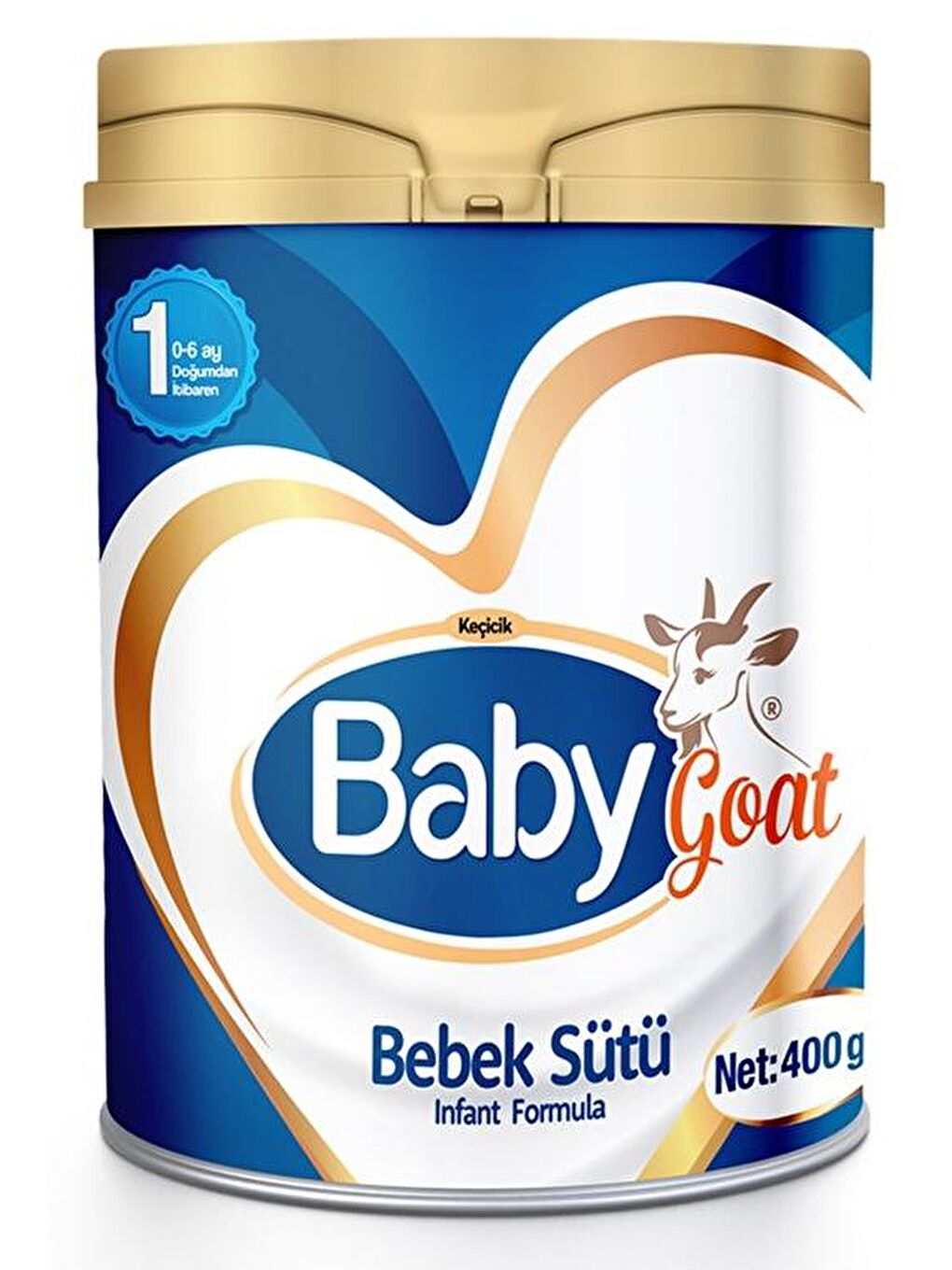 Baby Goat Renksiz 1 Keçi Sütü Bazlı Bebek Sütü 400 gr