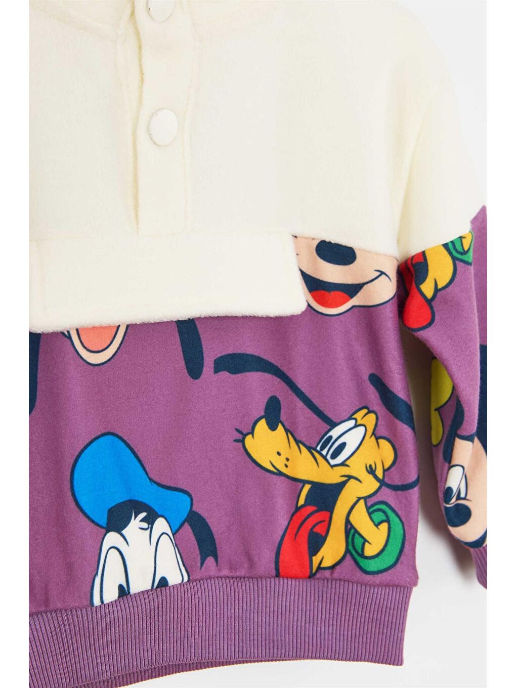 Supermino Mürdüm Mickey Mouse Lisanslı Erkek Bebek Sweatshirt 21163 - 2