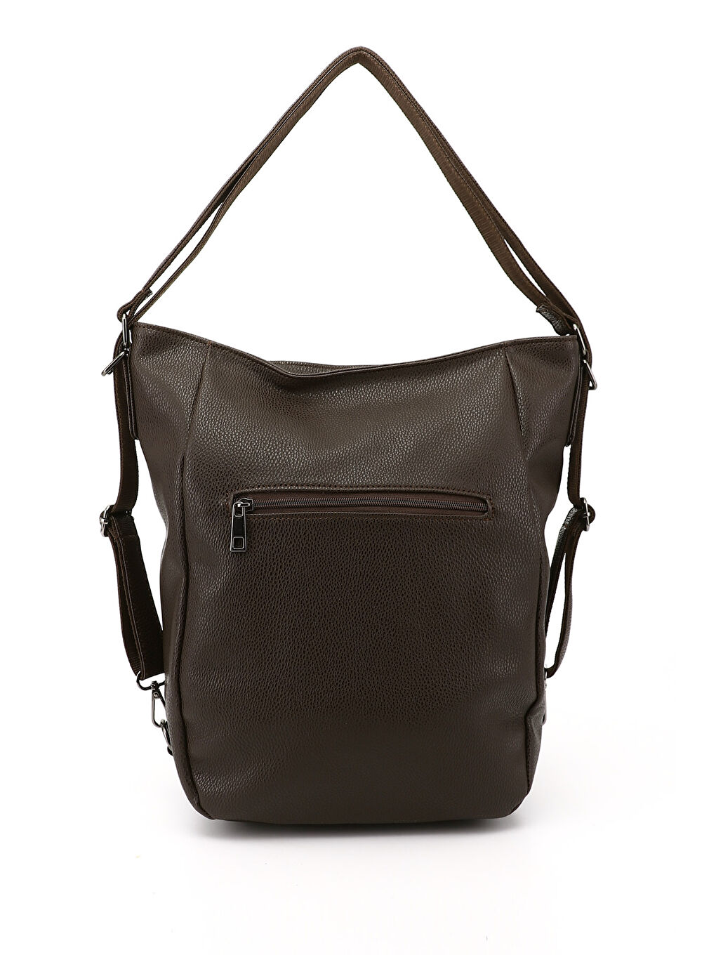 Kahverengi Kadın AÇIK KAHVERENGİ Uzun Askılı Omuz ve Sırt Çantası-3