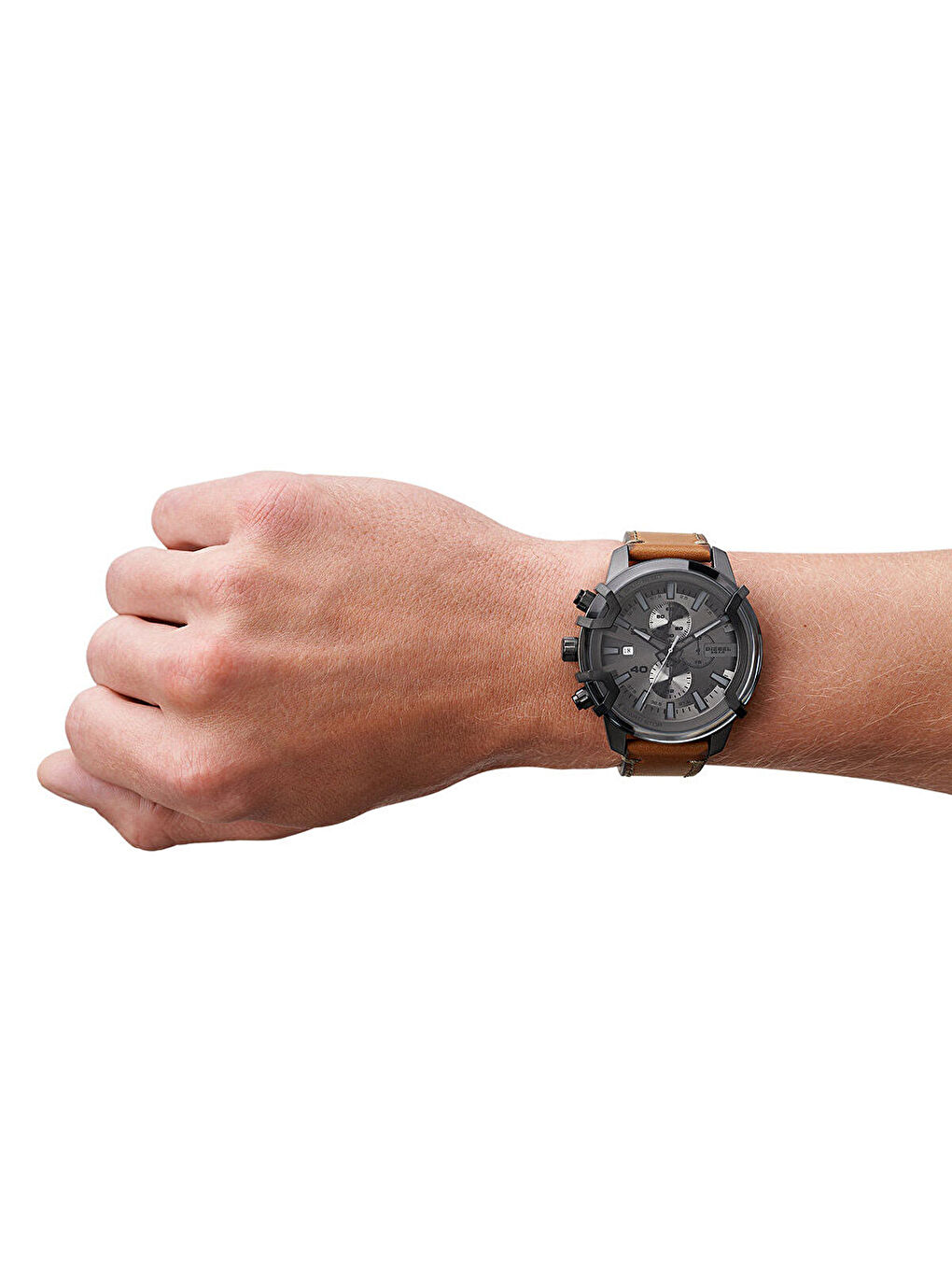 Kahverengi DZ4569 Erkek Kol Saati-2