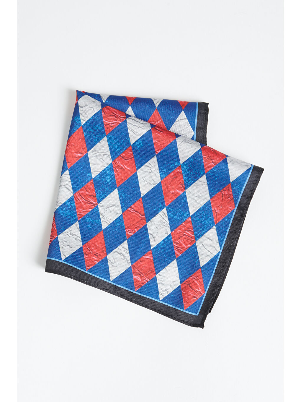 Erkek Lacivert-Bordo Desenli Mendil