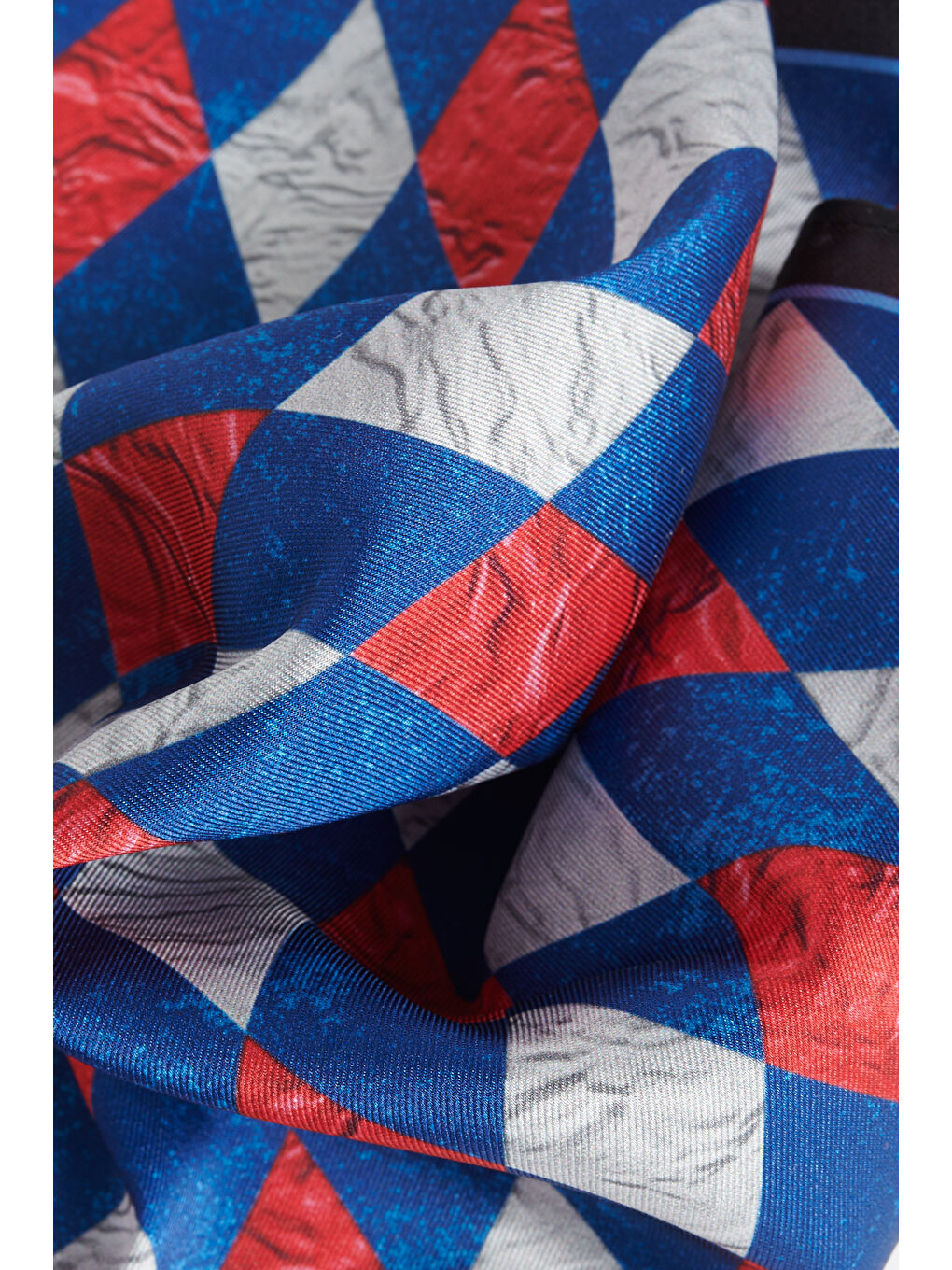 Erkek Lacivert-Bordo Desenli Mendil-1