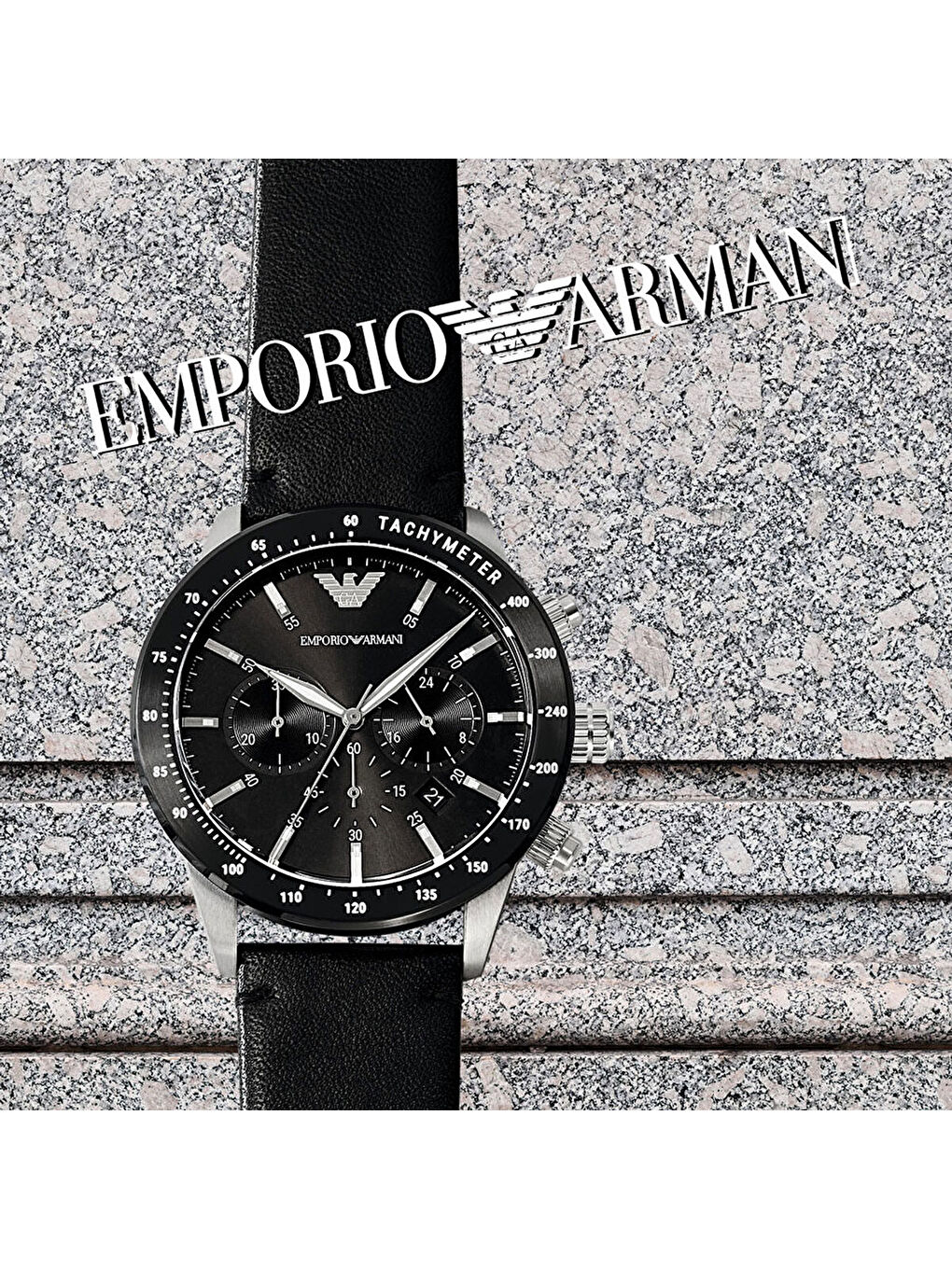 Siyah AR11243 Erkek Kol Saati-4