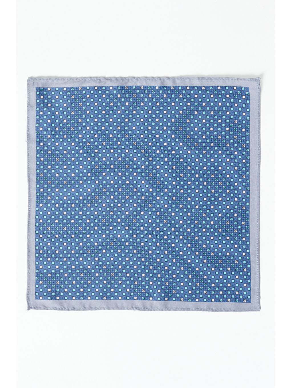 Erkek Lacivert-Gri Desenli Mendil-2