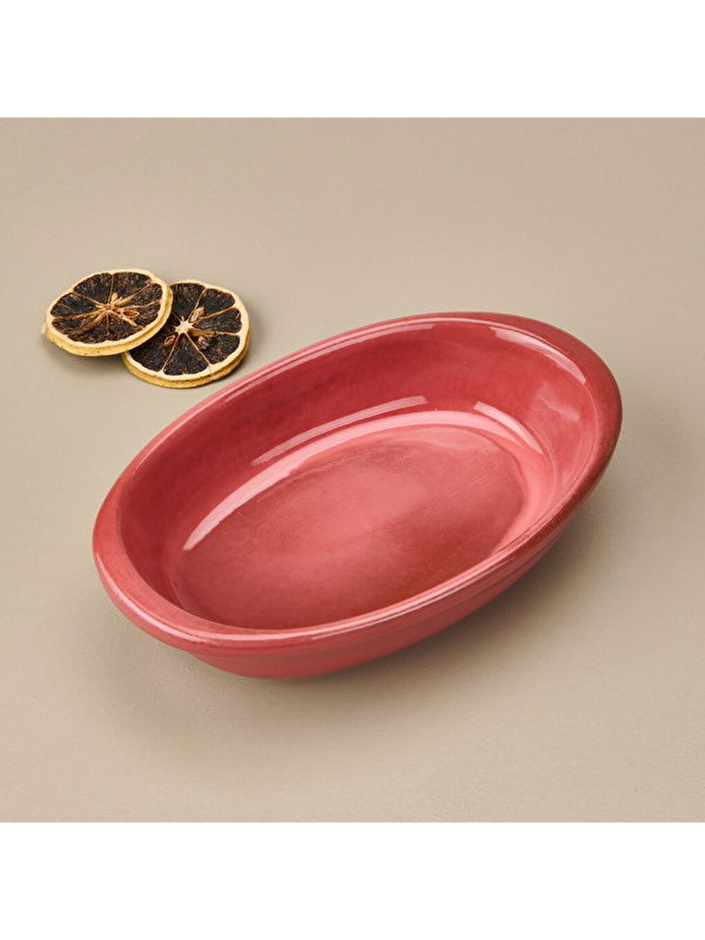 Fırın Kabı - Kırmızı - 22x11 cm-2